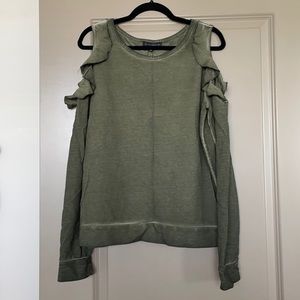 NWT Sanctuary cold shoulder sweatshirt